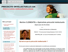 Tablet Screenshot of precocite-intellectuelle.com